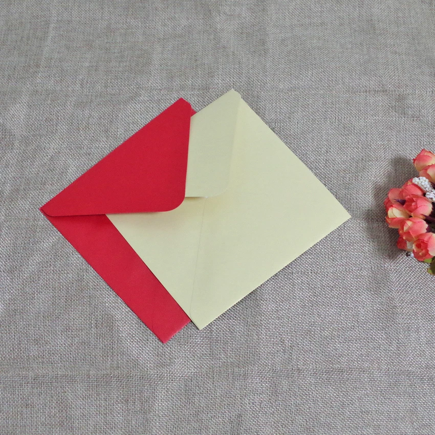 50 шт / много 16x16cm площади приглашения свадебные приглашения конверты носовой платок специальное приглашение универсальный конверт офис