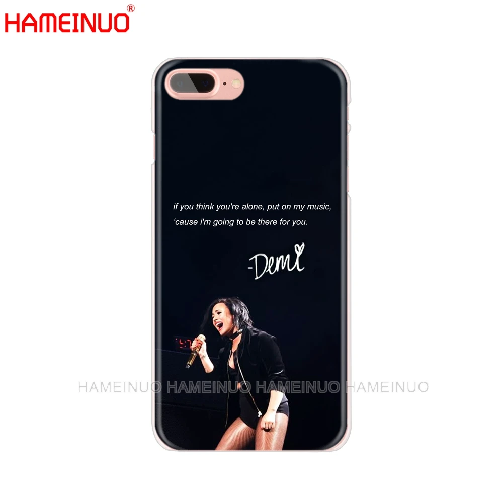 Чехол для мобильного телефона HAMEINUO Demi Lovato iphone X 8 7 6 4 4S 5 5S SE 5c 6s plus|Бамперы| |