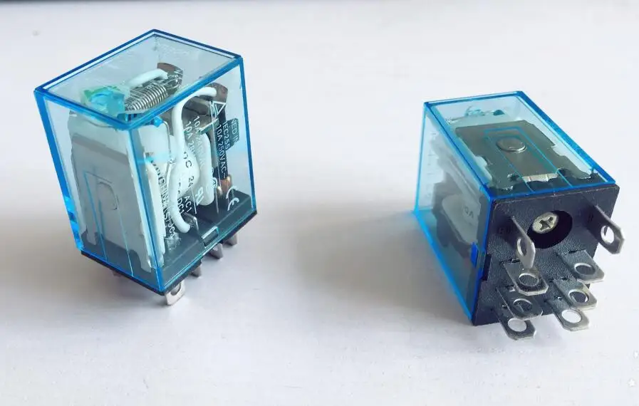 5 шт. промежуточное реле LY2NJ JQX-13F маленькое электромагнитное реле силовое реле 8 контактов 12 В постоянного тока 12 В переменного тока 12 В постоянного тока 24 В переменного тока 110 В переменного тока 220 В