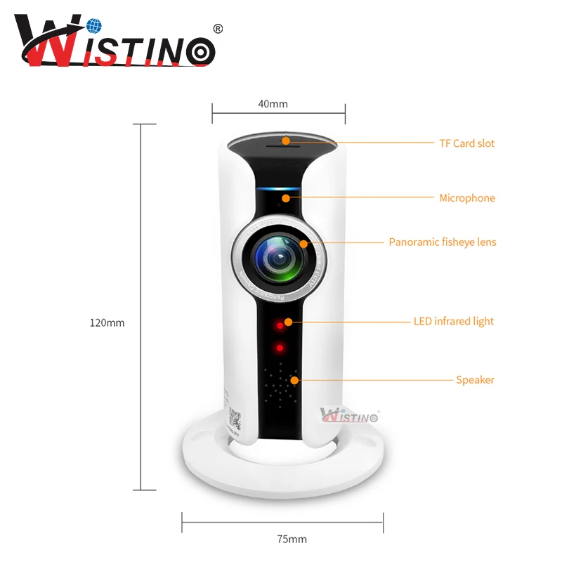 Wistino 1080 P Беспроводной Видеоняни и радионяни IP Камера WI-FI ИК Ночное видение умный