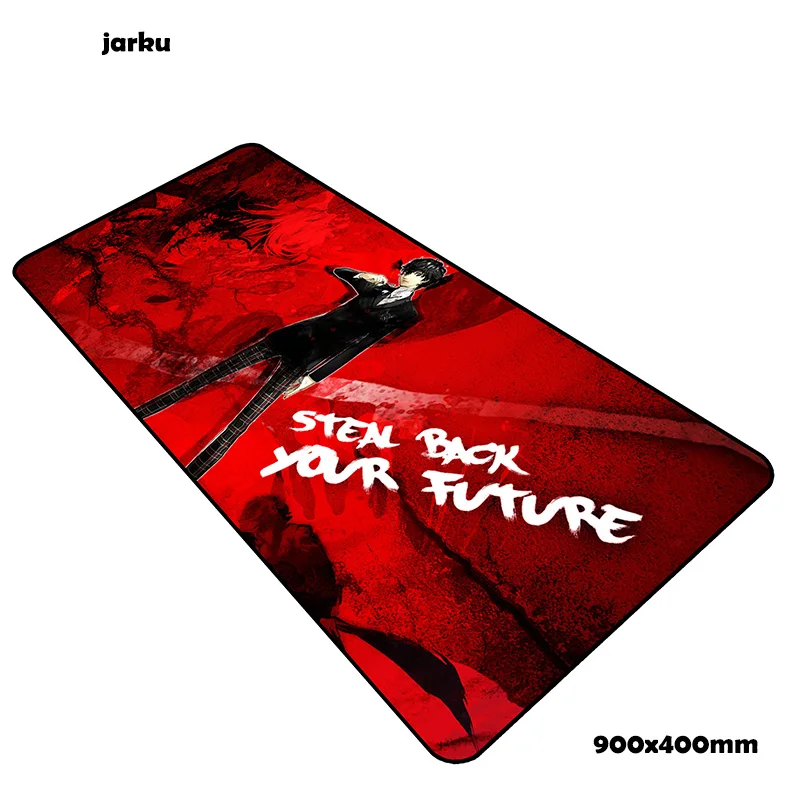 size 900x400x2mm Persona 5 Коврик для мыши 900x400 мм коврики для мыши с массовым рисунком лучший игровой коврик для мыши для геймера Популярные персонализированные коврики для мыши Клавиатура ПК коврик - Цвет: size 900x400x2mm