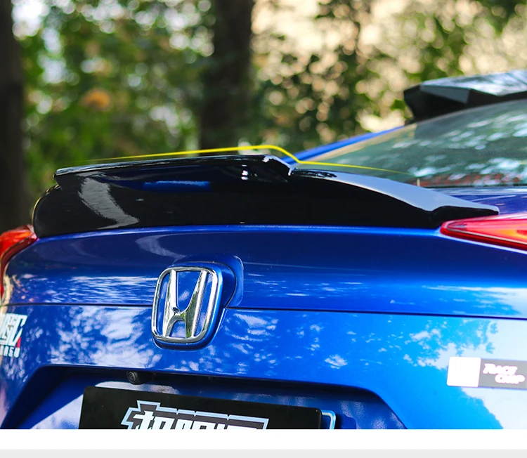 Для Honda Civic 10 седан 2016 2017 автомобильное украшение из АБС-пластика Краска цветной