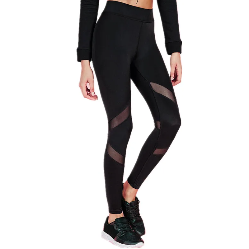 Женские комплекты для йоги одежда из 2 предметов сетчатый дышащий плотный