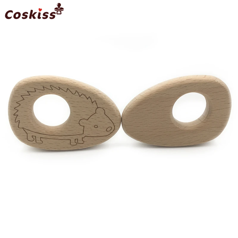 Детский Прорезыватель для зубов из натурального бука|baby teether|baby wooden teetherteething toys |