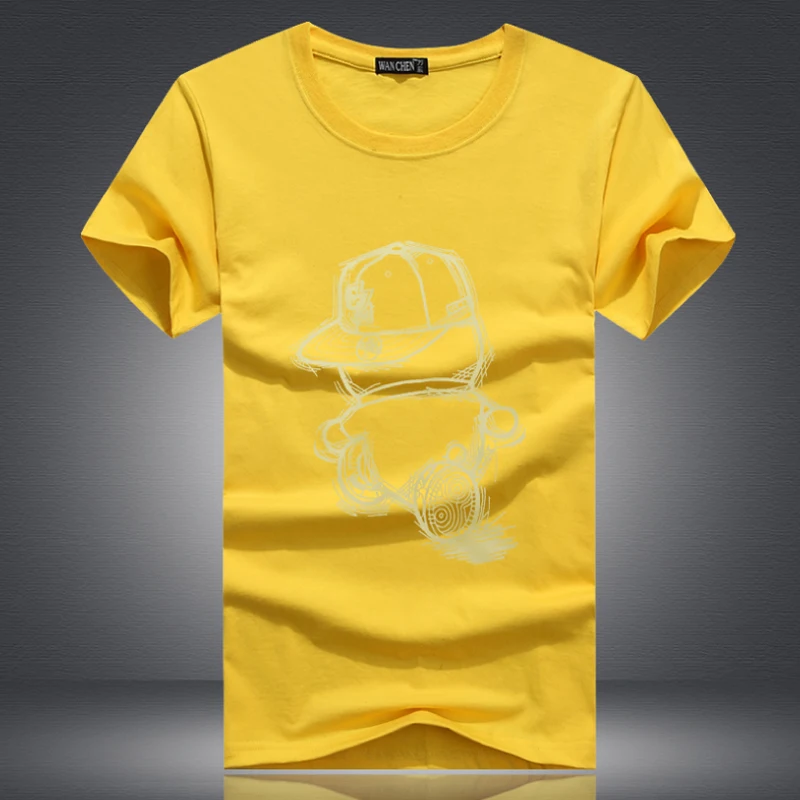 Мужские футболки хлопок плюс размер футболка Homme летние мужские повседневные