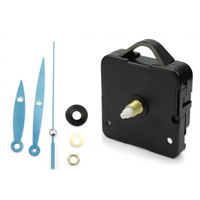 1 комплект тихие большие часы настенные кварцевые механизм движения черный и