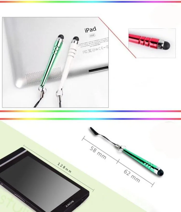 

1000pcsTop Quality Wholesale Baseball Bat Capacitive Stylus Pen Touch Screen Pen For Phone/ iPhone 5G 4/ 4S iPad 2/ 3 FedEx DHL