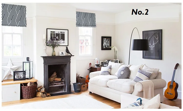 3D Искусство современные римские жалюзи шторы(плоский верх, цепной контроль) настроить размер