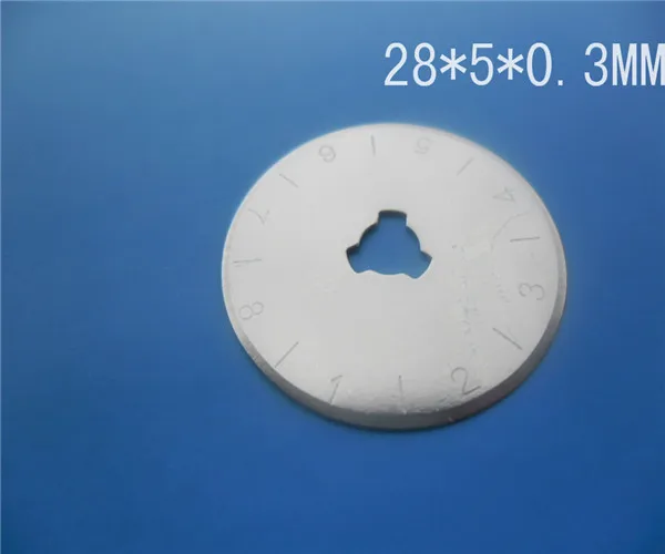 100 шт./лот роторный резак blade28 мм подходит для olfa и более высокоскоростной