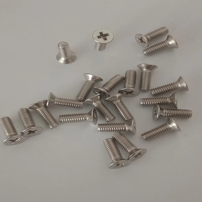 

M8 * 10, 12, 14, 16, 18, 20, 22, 25, 60, 70, 85, 100, 120, 304, нержавеющая сталь, поперечная плоская головка, винт, потайная головка, машина, резьба