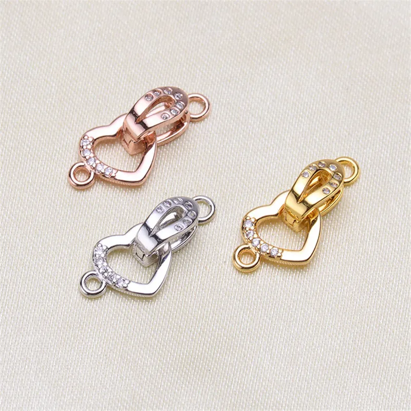 

Wholesale DIY Natural Stones Beads Jewelry Making Accessories Silver/Gold/Rose Gold Metal Connector Clasps Findings