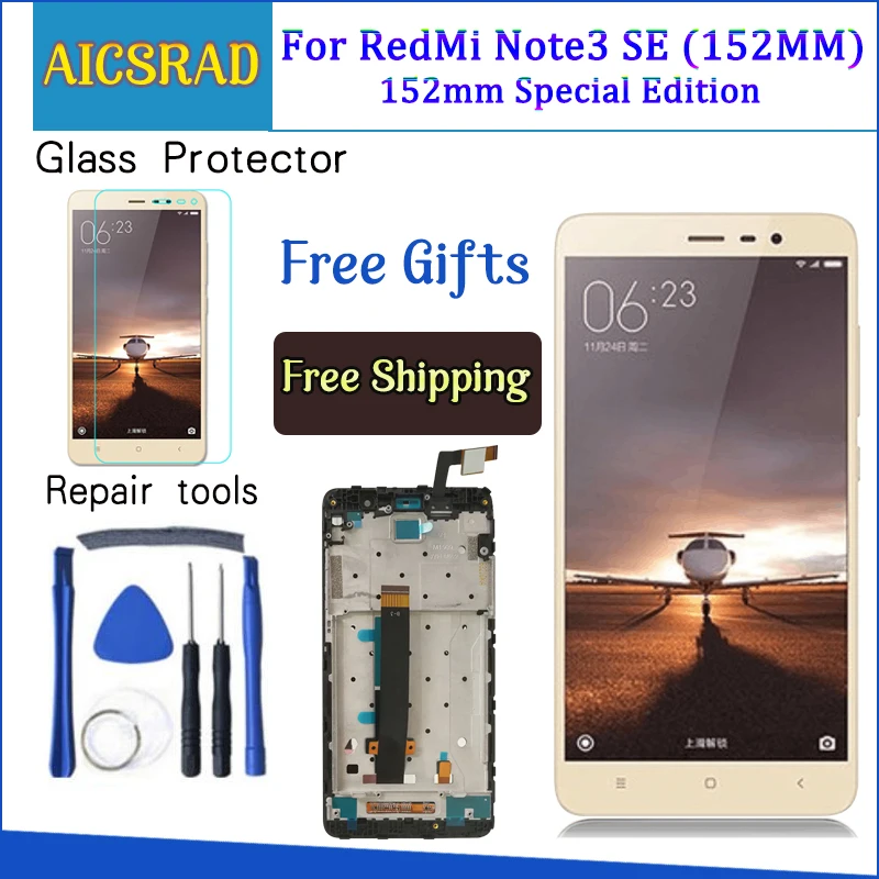 Для Xiaomi Redmi Note 3 Pro SE ЖК-дисплей кодирующий преобразователь сенсорного экрана в сборе для Redmi Note3 Prime специальное издание глобальная версия