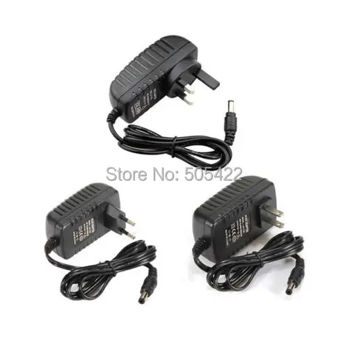 

300 шт./лот оптовая продажа Универсальный адаптер питания 12 В 2 а для зарядного устройства преобразователь ЕС/США/Великобритания/вилка