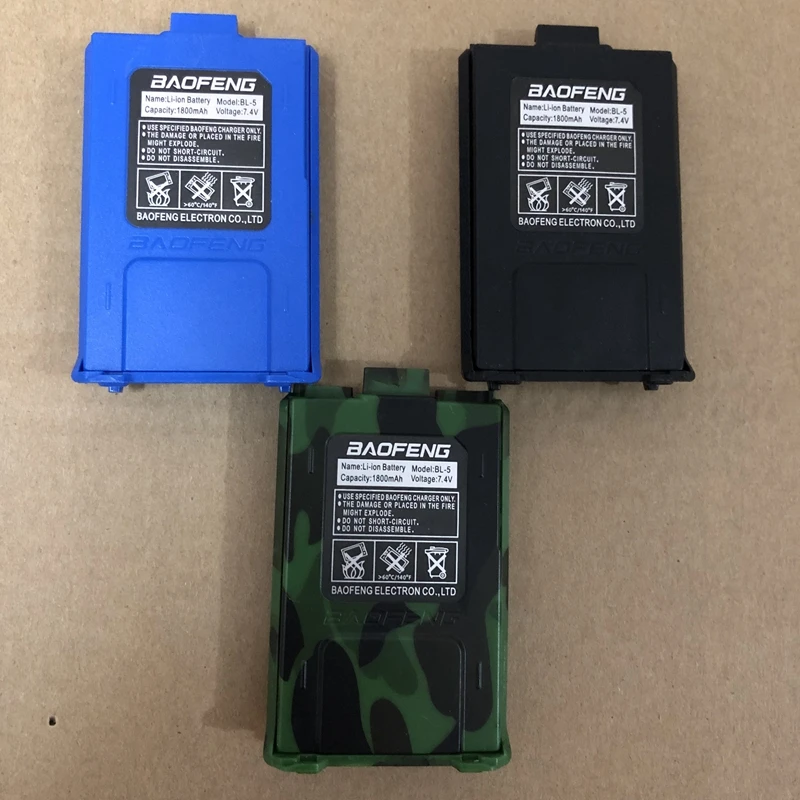 BAOFENG UV-5R иди и болтай walkie talkie батарея 7 4 V 1800 мА/ч использовать для баофек dm-5r uv-5re