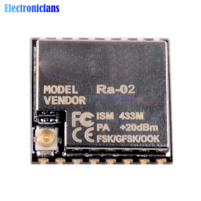 Ra 02 LoRa SX1278 433 МГц 10 км беспроводной модуль передачи широкого спектра IPEX комплект