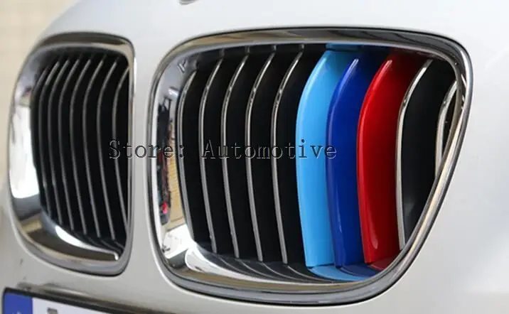 

Accessories ! 3 Pcs / Set For BMW X5 F15 2014-2016 / X6 F16 2015-2017 Car Styling Front Grille Grill Cover Molding Trim