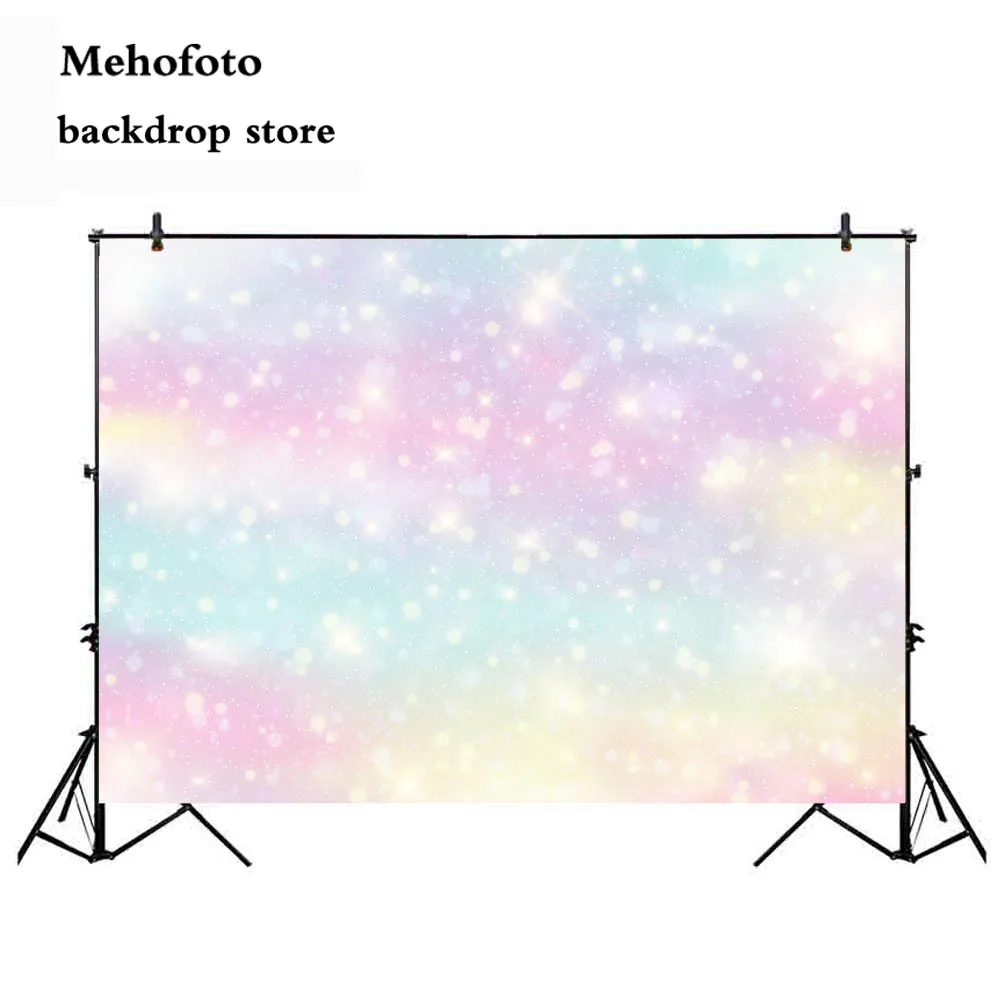 

Rain Bow Newborn Backdrop Baby Shower Party Photo Background Colorful Photography Back Drops Party Decoration 158