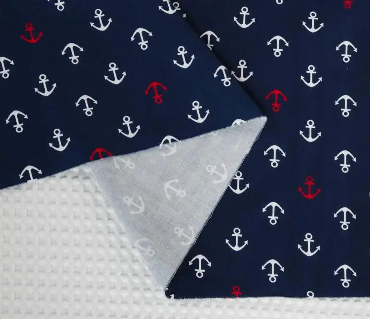 100% хлопчатобумажная ткань темно синяя серия Лоскутная стеганая тильда