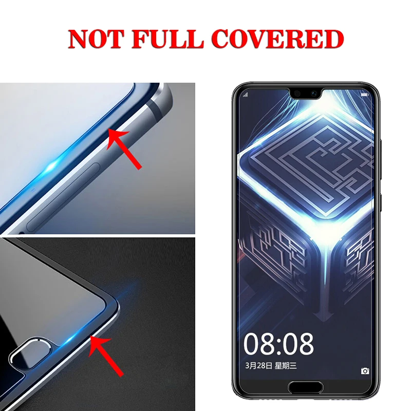 Закаленное стекло для Huawei P20 10 Lite Pro P8 P9 2017 P smart Honor 8X 9 10i защитная пленка экрана 3