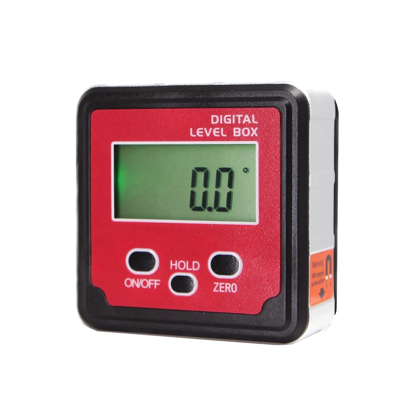 

WitMotion Mini Digital Protractor Inclinometer Back light Electronic Level bevel Box Magnetic Base Instrument Tool WTTilt1