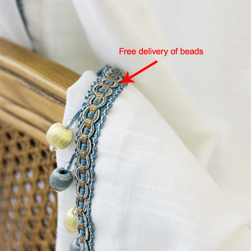 Европейский и американский стиль белый экран утолщенная хлопковая льняная