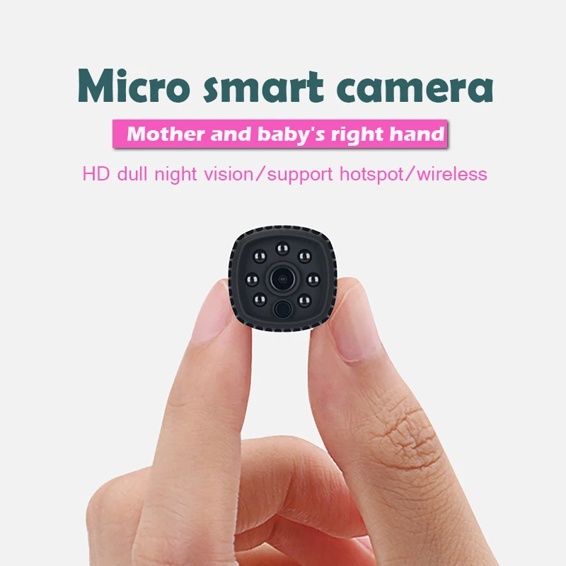 Мини Wi-Fi беспроводная ip камера ночного видения FHD 1080P мини камера ip микро камера поддерживает 128 ГБ Расширение памяти веб-камера 1080