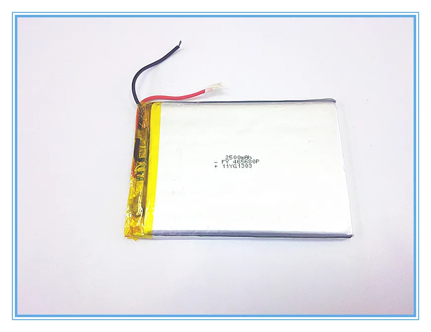 

3,7 V,2500mAH,[465680] PLIB; Полимерный литий-ионный/литий-ионный аккумулятор для dvr,GPS,mp3,mp4, сотового телефона, динамика