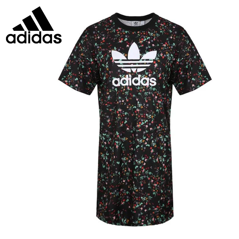 Оригинальное новое поступление женские длинные футболки Adidas спортивная одежда с