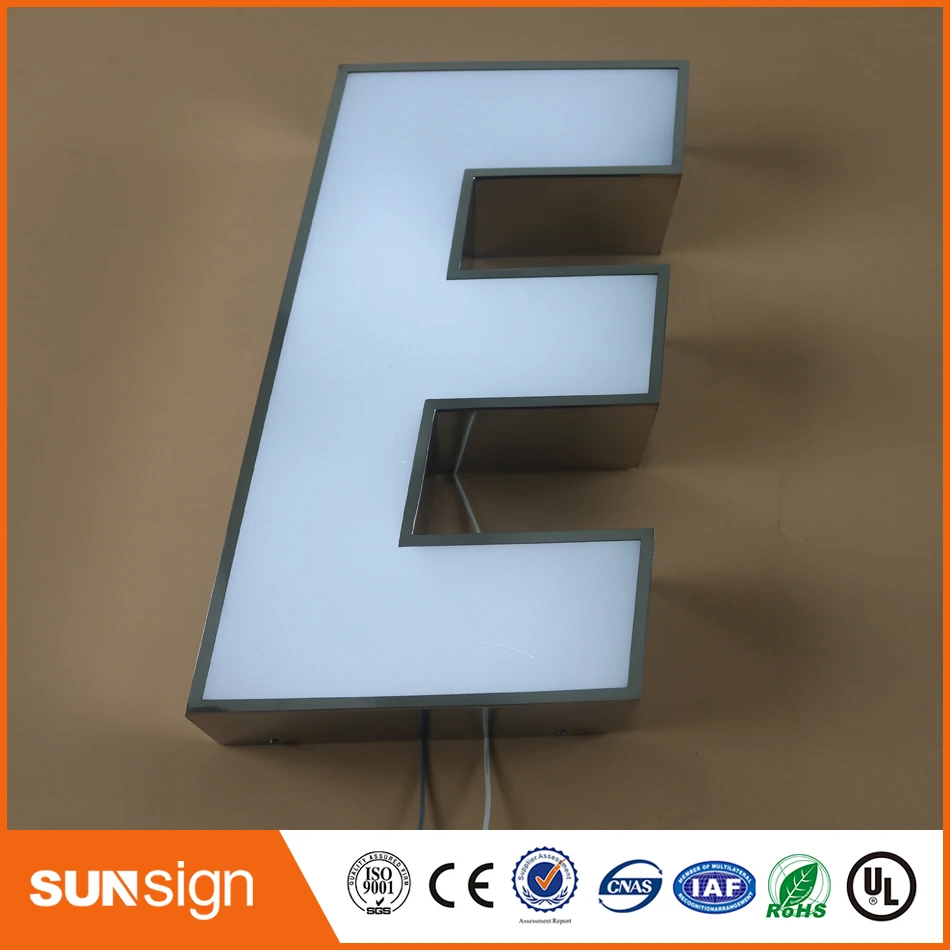 New Arrival! outdoor frontlit channel letters business sign logo for decoration