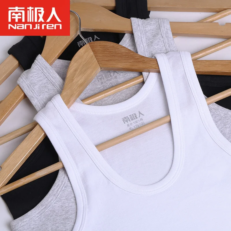 3 шт. для мужчин майка женская футболка с рукавом Хлопок повседневное безрукавка