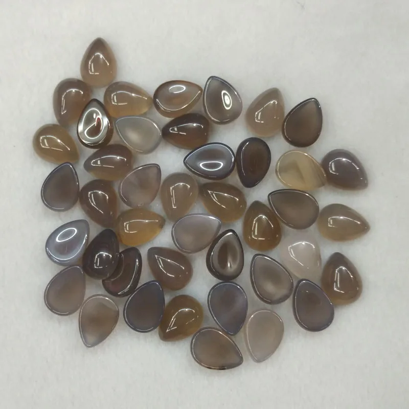 Мода 2017 хорошее качество натуральный серый оникс кабошон Кабошон для