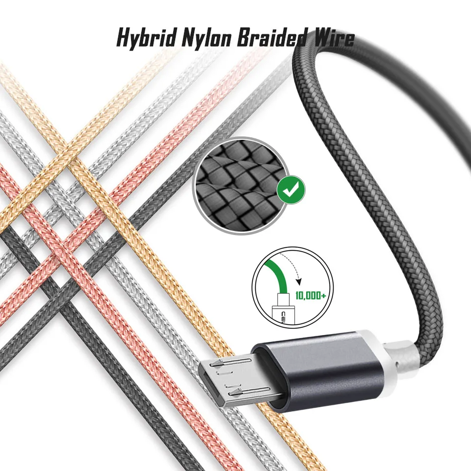10 мм удлиненный Micro usb зарядный кабель Microusb Android для Oukitel K10000 K6000 P K7 K8 K3 C8 C11|Кабели