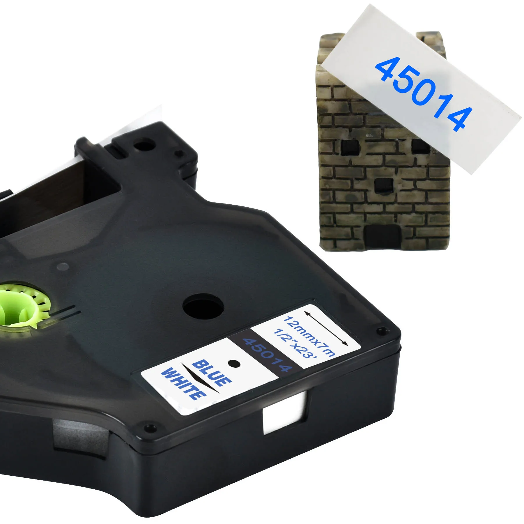 Cidy 45014 совместимый с Dymo D1 manager 12 мм синий на белом корпусе для принтера этикеток DYMO