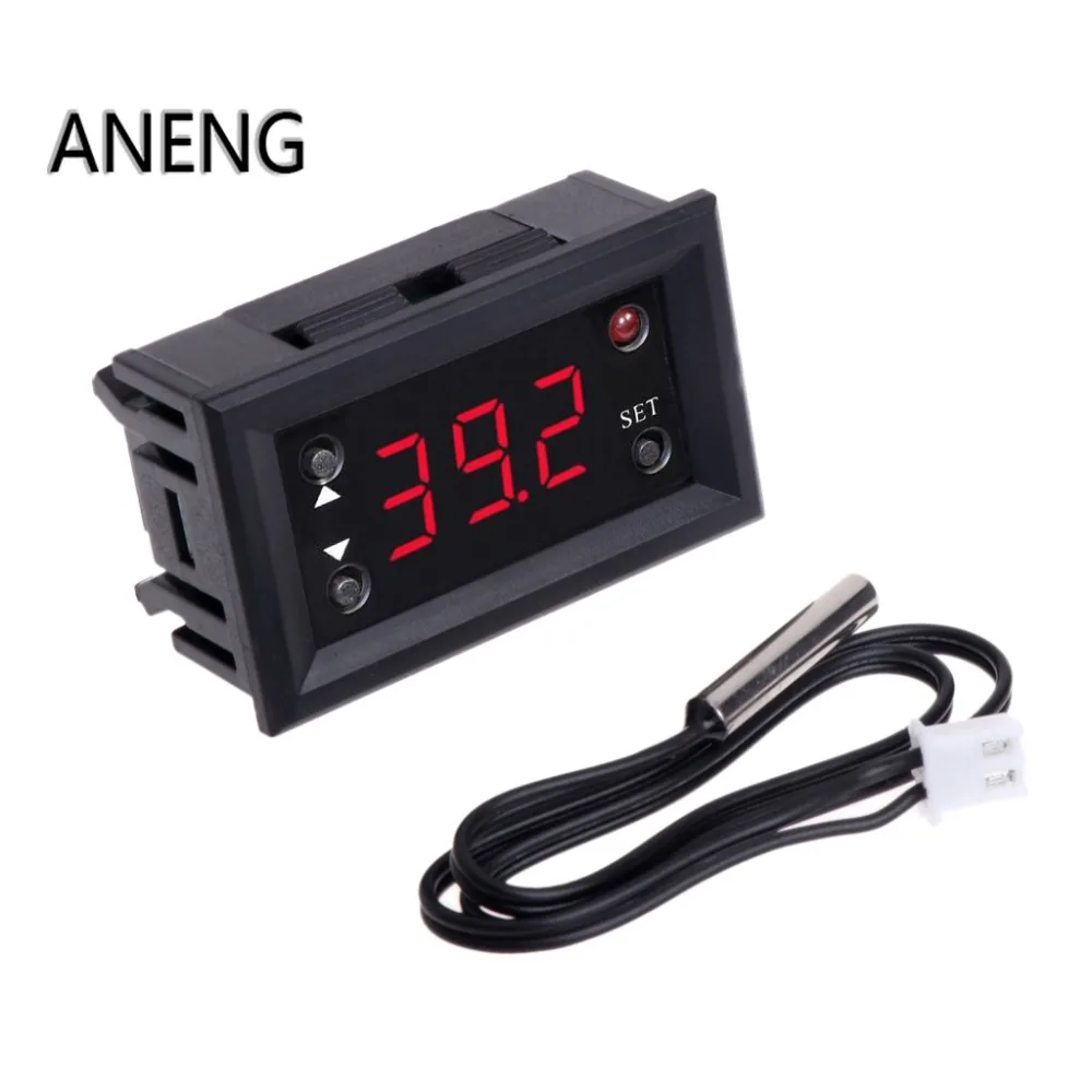 Цифровой термостат ANENG W1218 12 В постоянного тока регулятор температуры для