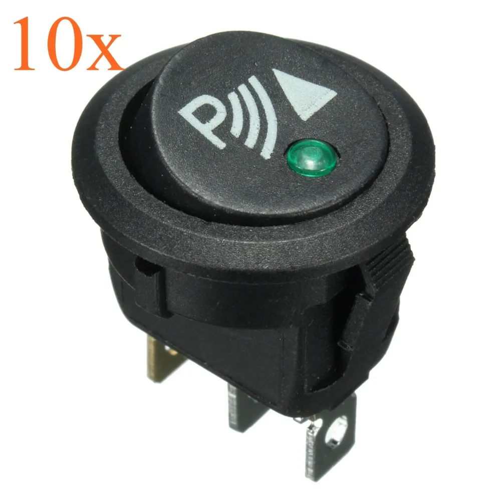 10x3 Pin Рокер ВКЛ/ВЫКЛ переключатель для парковки задним ходом датчик заднего хода