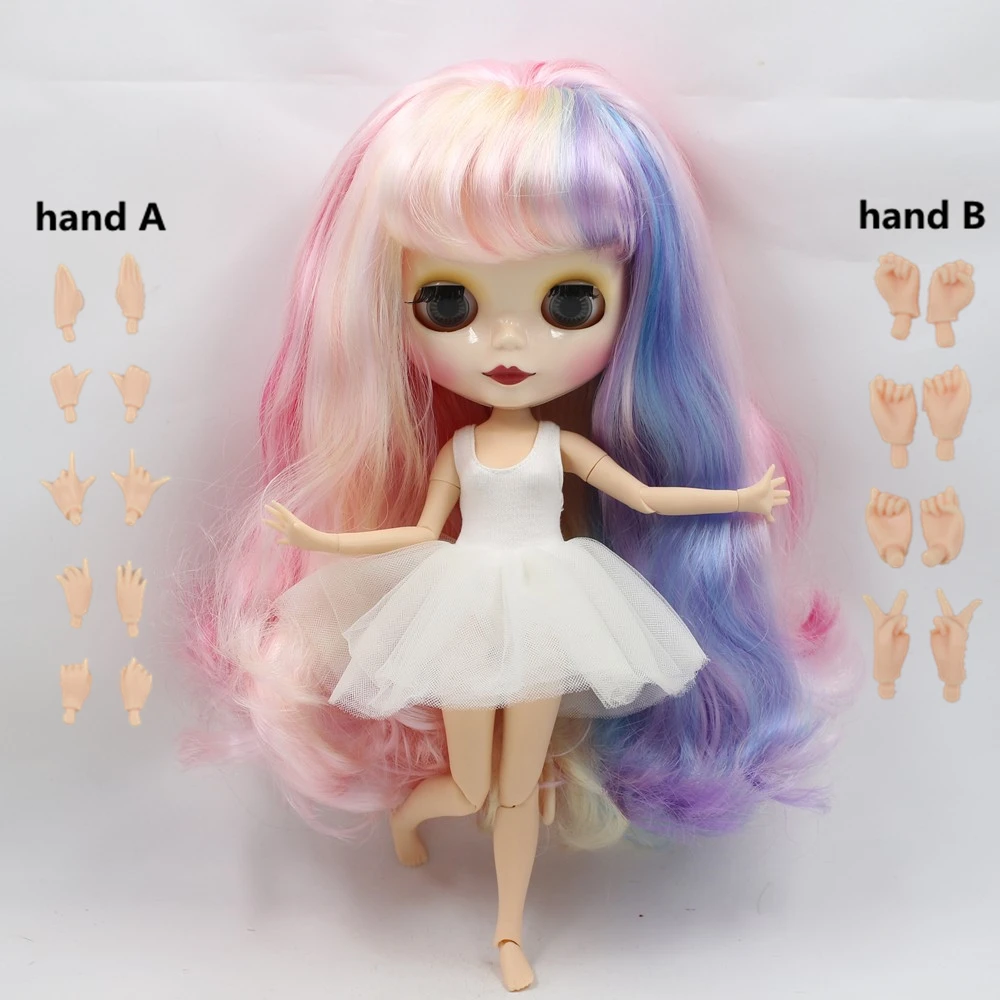 Кукла Blyth ICY DBS No.280BL1017/7216/6227/1290/288/1010 многоцветная розовая Смешанная волосы белая