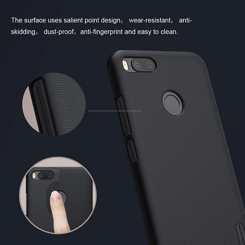 Nillkin чехол для Xiaomi Mi 5X A1 Супер матовый защитный ПК Жесткий чехол| |