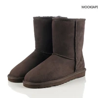 2021 high quality australia sheepskin real fur 100 wool women shoes snow boot brand boots with box logo free shipping