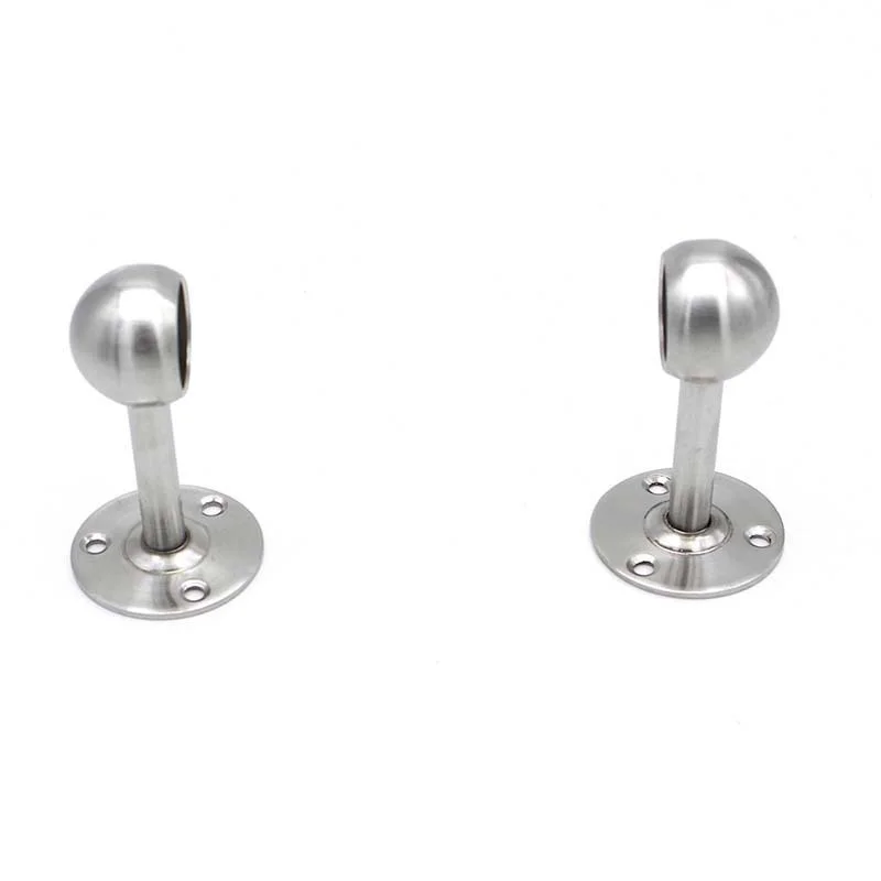 4 шт душевой Шторы штанга для шкафа Держатель фланца трубы разъем потолочный