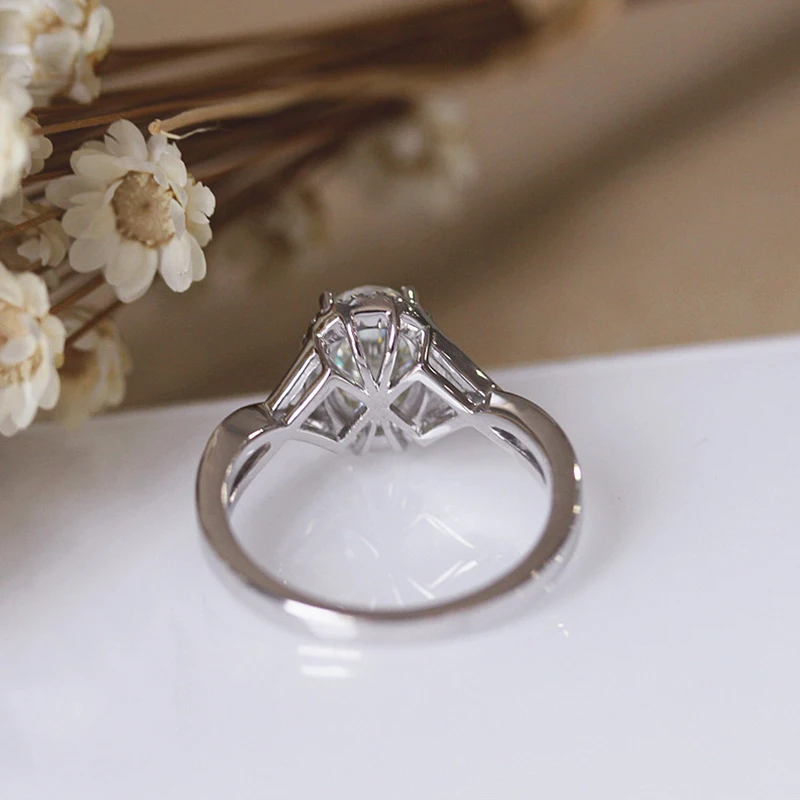 

Dupuy Rings For Women Fashion 6*8mm Oval Cut 14k White Gold Ring Designer Jewelry Luxury Classic Diamond Wedding Ring D180030