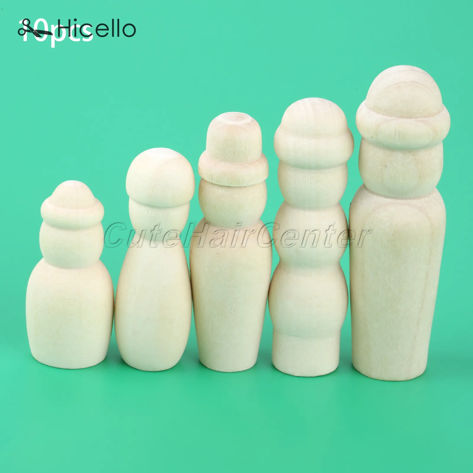 20 шт. колышки для кукол деревянные неокрашенные фигурки пустое дерево игрушки