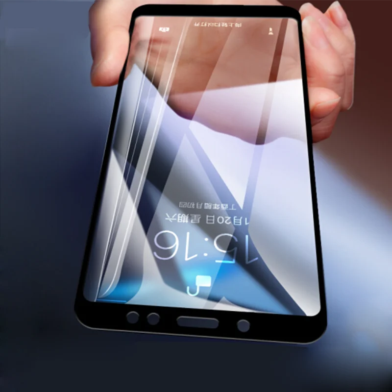 Закаленное Стекло для Xiaomi Redmi Note 5 Pro Полное покрытие Экран протектор плюс