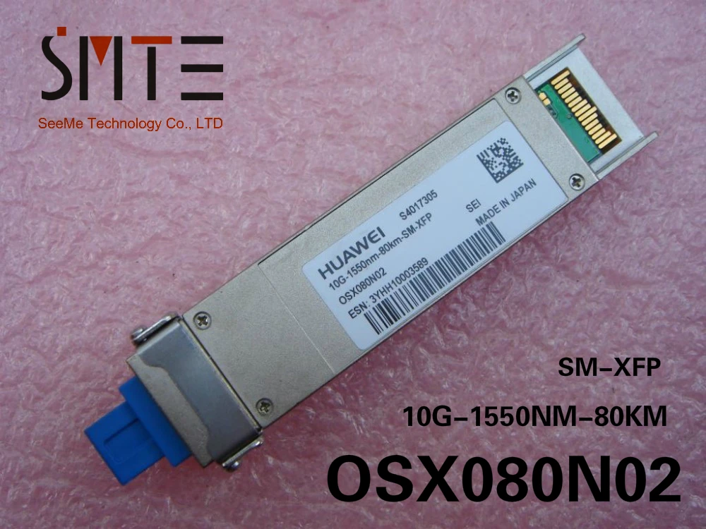 

HW OSX080N02 10G-1550NM-80KM-SM-XFP optical fiber single module