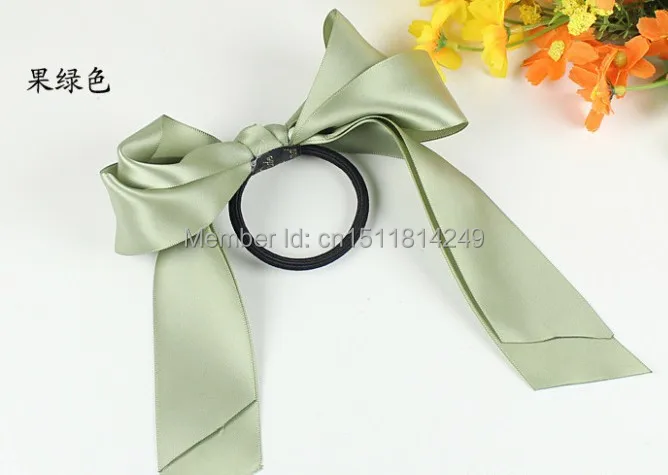 1 шт./лот Бесплатная доставка Новые аксессуары для волос лента бант эластичная