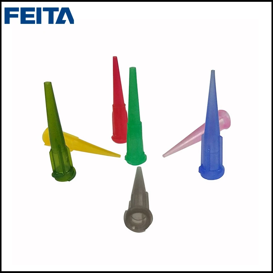 Feita 1000 шт./пакет 1/2 ''Совет Длина TT пластиковый клей иглы Советы SMT Solder PCB