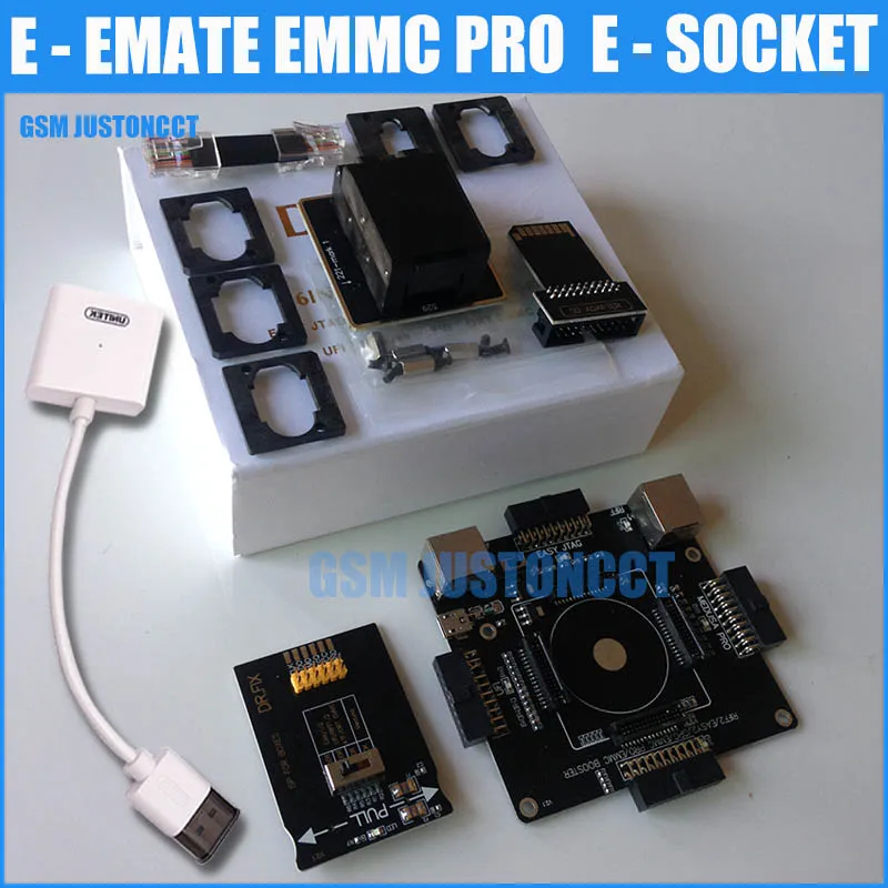 E MATE PRO BOX Emate Socket 6 в 1 без сварки BGA169E BGA162 BGA221 поддержка Medusa Pro box /UFI/ATF/легкий JTAG Plug/RIFF