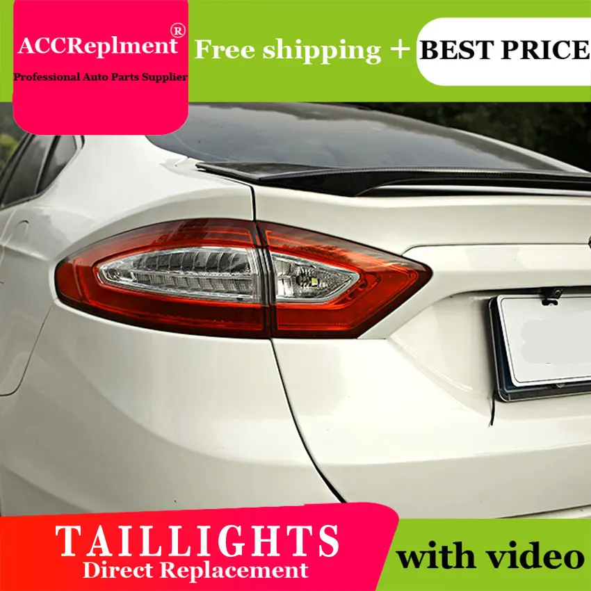 4PCS Car Styling for Ford mondeo Taillights 2011-2014 LED Tail Lamp+Turn Signal+Brake+Reverse light | Автомобили и мотоциклы