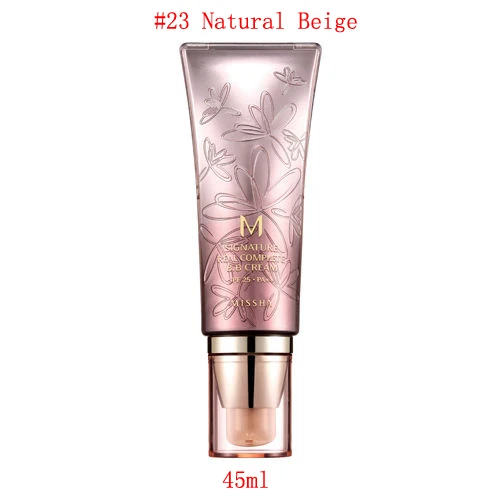 MISSHA M Signature Real Complete BB крем SPF25 PA++ консилер праймер Обнаженная основа BB CC крем отбеливающий увлажняющий - Цвет: Natural Beige   50ml