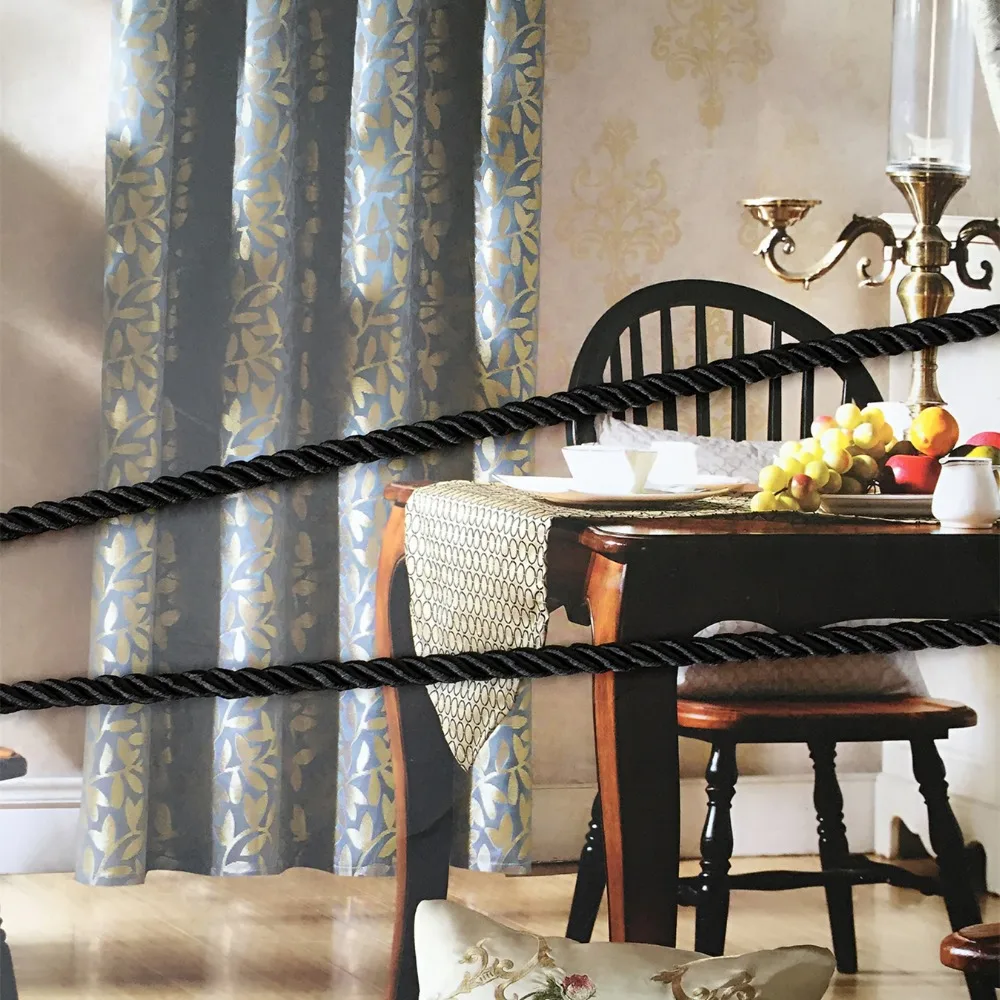 Черная веревка три нити шнура для дивана чехлы диванов аксессуары настольного