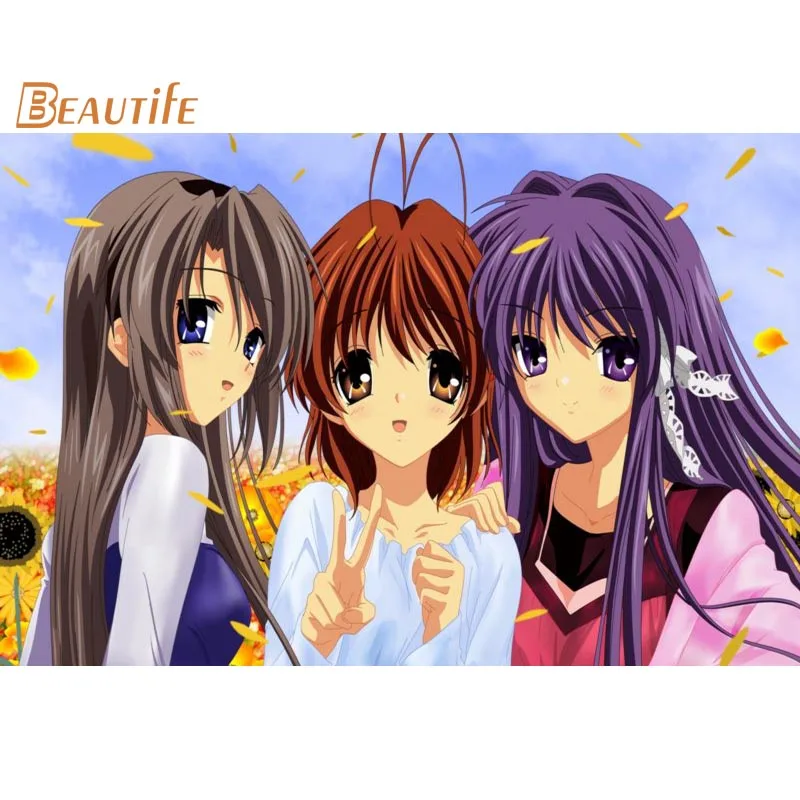 Новое поступление Постер Clannad высокого качества Холщовый постер постеры на заказ